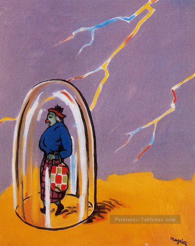 el enchufe de remolque 1947 René Magritte Pintura al óleo